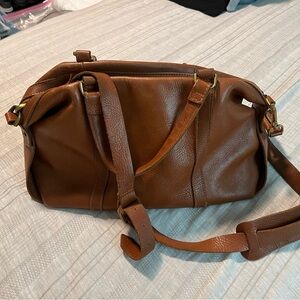 Madewell brown satchel